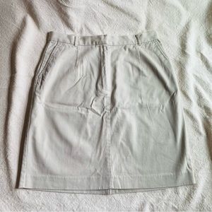 Talbots Petites Classic Khaki Pencil Skirt